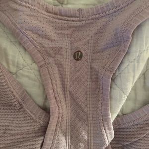 Lulu lemon lavender workout tank. Size M.